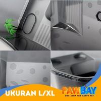 Gambar TURTLE TANK L & XL KANDANG AQUARIUM AKUARIUM TEMPAT BASKING EMBER KURA - Tank Hitam, XL: 74x43x23cm dari PawBay undefined 5 Tokopedia