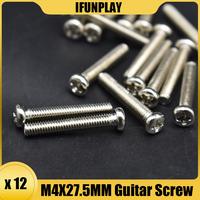 Gambar 12Pcs Metal M4X27.5MM TL Style Electric Guitar Pickup Height Adjusting Screws Chrome dari konten terla undefined 1 Tokopedia