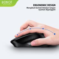 Gambar ROBOT KM4 Wireless Keyboard and Mouse Combo Set Silent Key Slim Desn Black - Garansi Resmi 1 Tahun dari HayammKatee052 undefined 5 Tokopedia