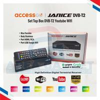 Gambar Set Top Box ACCESSGO STB DVB-T2 Wifi AccessGo Body Full Metal free Logam Mulia GARANSI ORIGINAL - STB Only dari AreaGadget undefined 1 Tokopedia