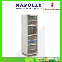 Gambar TERLARIS NAPOLLY LOCKERBOX LEMARI PLASTIK MINIMALIS SUSUN 3, 4, 5 (1 TOWER) dari NoliSt0ree undefined 5 Tokopedia