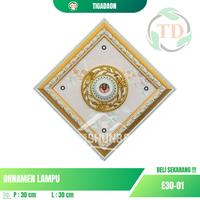 Gambar ORNAMEN LAMPU FIGURA EKSLUSIF SEGI 4 dari tiga daon plafon bekasi undefined 1 Tokopedia