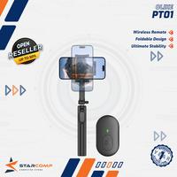 Gambar Olike PT01 Mini Selfie Stick Tripod & Holder Handphone Tongsis + Wireless Bluetooth Remote dari Starcomp Solo undefined 1 Tokopedia