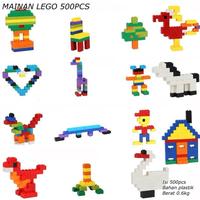 Gambar MAINAN LEGO 500PCS || MAINAN BALOK SUSUN || MAINAN EDUKASI PUZZLE BRICKS BUILD BLOCK - Lego 500 Pcs dari Hidede7 undefined 5 Tokopedia