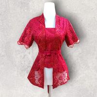 Gambar Namira Kebaya Kutu Baru Tulle Sabuk Lengan Pendek dari Bangbudshopp undefined 5 Tokopedia