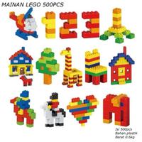 Gambar MAINAN LEGO 500PCS || MAINAN BALOK SUSUN || MAINAN EDUKASI PUZZLE BRICKS BUILD BLOCK - Lego 500 Pcs dari Hidede7 undefined 1 Tokopedia
