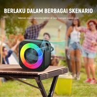 Gambar Speaker Bluetooth Mini Musik Box Portable Kecil Sound Super Bass Nirkabel Salon RGB Murah Lampu USB dari darcellur undefined 5 Tokopedia