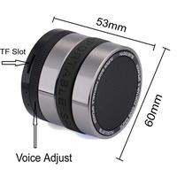 Gambar Mini Metal Super Bass Portable Bluetooth Speaker S302 Kecil Logam USB Cable Music Box Suara Kuat Jelas Jernih Perlengkapan Audio Pemutar Musik Lagu Music MP3 SD Card Cheap Portabel for Notebook NB iPod iPhone Ideal Audio Optimal dari darcellur undefined 5 Tokopedia
