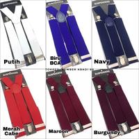 Gambar Suspender Tali Jojon Bretel Tali Kodok Pria Dewasa All Size Fit to XXL - Sus Merah Cabe, 2.5cm(Standard) - Sus Merah Cabe, 2.5cm(Standard) dari TIARABADIJAYA undefined 2 Tokopedia