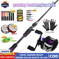 Gambar (beli 1 dapat 6) pancing 1 set lengkap kuat / joran pancing 1 set murah / Joran Pancing 1 Set Reel Besi / Set Joran Pancing Plus reel Komplit / joran bc casting 1 set / bc casting 1 set murah / reel bc 1 set lengkap dari heul asesoris undefined 1 Tokopedia