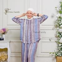 Gambar Setelan Jumbo ld 140 buat lebaran ONE SET Rayon Premium Salsa One Set Dewasa Rayon Viscose Motif Premium Setelan Wanita Busui Atasan Celana Panjang Baju Muslim Lembut Nyaman Gamis dari dondonnugraha24 undefined 2 Tokopedia