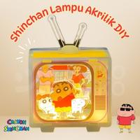 Gambar ALOsc Lampu Akrilik Handmade DIY Acrylic Kerajinan Tangan Shinchan Shin-chan TV television Dekorasi Lamp Shiro Himawari USB LED Lamp - Shinchan dari Shikoshiko undefined 1 Tokopedia
