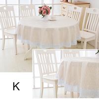 Gambar PVC Plastic Flower Style Oilproof Fabric Waterproof Round Dining Table Table Cloth Table  Cover Home  Decor Kitchen  Tablecloth dari iahrgrvr stieg51 undefined 3 Tokopedia