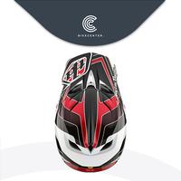 Gambar Helm Sepeda Mtb Troy Lee Design D4 Polyacrylite Helmet Block - RedCh dari hyujinlao undefined 4 Tokopedia