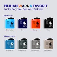 Gambar Tangki / Toren Air Kaki E-Clean Lucky 650 liter (LPEC 650) - Orange dari syaaa storeey undefined 4 Tokopedia