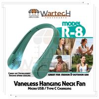 Gambar Kipas Leher Sport Portable USB Type-C Neck Fan R8 5x Speed Cooler Vaneless - Wartech - PINK, Type-C dari warungtechnology_NEW undefined 1 Tokopedia