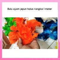 Gambar BULU AYAM BETINA JEPUN WARNA WARNI 1 METER MURAH AKSESORIS BULU AYAM BAHAN JUJU HAT HIASAN DINDING - BAHAN DREAM CATHCER PENANGKAP MIMPI - JUAL BUU AYAM ASLI BETINA BANGKOK HALUS GROSIR MURAH BISA COD BAYAR DITEMPAT KEDIRI JAWA TIMUR dari miahrani toko12 undefined 5 Tokopedia