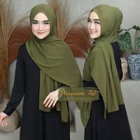 Gambar Hijab Pashmina Instan Tali Ceruty Premium / pasmina Crinkle / Kerudung Pashmina Syari dari HERMAN059 undefined 4 Tokopedia