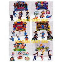 Gambar Topper Cake Ultah Karakter Laki KE 1 / Topper Kue Tart Lego Roblox Minecraft Soccer Pelaut Dino Cocomelon / Hiasan Kue Ulang Tahun dari toko bajucom undefined 1 Tokopedia