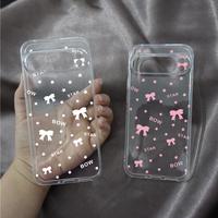 Gambar Korean Cute Pink Bow Phone Case for Google Pixel 9 Pro XL 8 7 Pro 7A 6A 6 5G Case Clear Soft Silicon Cover Phone Shell Funda - Clear-3, for Pixel 7 dari Next Droid undefined 1 Tokopedia