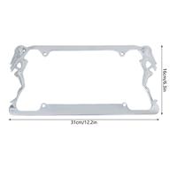 Gambar Creative Skeleton License Plate Frame Unique Beauty Pattern Car License Plate Bracket Personality Car License Plate Hold dari usve store280 undefined 4 Tokopedia
