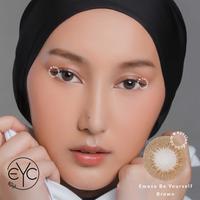 Gambar Eyeslandcon - Softlens Emosa Be Yourself Brown ( 2pcs / SEPASANG ) dari tatag store home undefined 5 Tokopedia