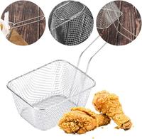 Gambar Keranjang Kentang Goreng Fries Rack Deep Fry Basket Large ( OLO-14 ) - Silver dari Murah grosirku shop undefined 4 Tokopedia