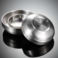 Gambar Heat Insulated Mixing Bowl Stainle Steel  Double Layer Rice  Metal Ice Cream Soup  for Kitchen Flatware dari mahegra store50 undefined 4 Tokopedia