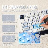 Gambar Sale- AULA F75 PBT Wireless Gasket Hotswap 75% Mechanical Keyboard with Knob dari ahmadabi22 undefined 3 Tokopedia