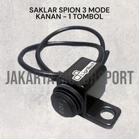 Gambar LIGHTECH - Saklar On Off Lampu Sorot Tembak 3 Mode Jauh Dekat Posisi Spion Kiri Alumunium Waterproof - Spion Kiri, 1 Tombol dari Jakarta Motorsport undefined 2 Tokopedia