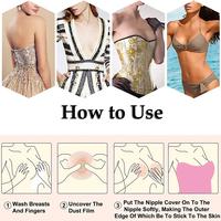 Gambar TERLARIS! 12pcs SILICONE BRA penutup pelindung puting bra breast lift up tape sticker nipple cover pengangkat payudara push up nipple pad florastore-1 dari florastore-1 undefined 5 Tokopedia
