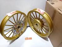 Gambar velg andong Racing V Rossi 160 185 ring 14 Warna gold motor vario 110 beat scoopy plus cakram disc depan variasi dari store kirin undefined 1 Tokopedia