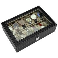 Gambar Kotak Box Penyimpanan Jam Tangan Lux Mahal Kulit 10 Slot 1F3BZ5 perka dari fatahillahcandrashop undefined 1 Tokopedia