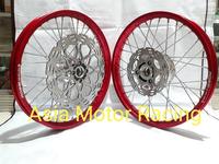 Gambar paketan Velg Satria Fu 150 Fu Fi 150 Velg Pelak Rossi Ring 17 140 140 Jari Jari Ruji Tromol Paketan komplit murah Bonus Rakit Stell dari store kirin undefined 2 Tokopedia