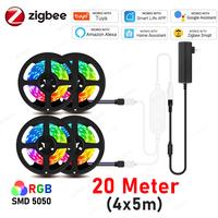 Gambar Zigbee 3.0 Led Light Strips 20 Meter For Room 12V RGB Led Tape Tuya Smart Life Flexible Light Lamp Works With Alexa Google Home dari PTJAYYA ASTRIANYAR ANUGERAHHH29 undefined 1 Tokopedia