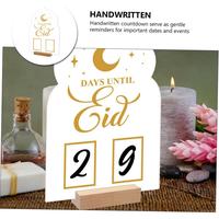 Gambar Kalender Ramadhan Puasa Acrylic Ramadan Calendar Decoration - TK007 dari de.er store undefined 3 Tokopedia