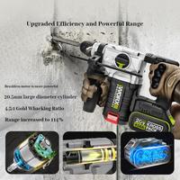 Gambar WORX WU388 Cordless Brushless Dual purpose Impact Drill for Drilling Concrete functional Industrial Grade Electric Hammer Pick dari PTJAYYA FIZAANYAR ANUGERAHHH30 undefined 4 Tokopedia