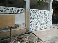 Gambar pagar rumah minimalis modern bahan plat cutting sidoarjo dari Toko Watir undefined 1 Tokopedia