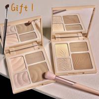 Gambar 4 Colors Long-Lasting Matte Highlighter Bronzers Palette Face Shading Grooming Powder Makeup 3D Face Contouring Bronzer Cosmetic dari ZYDE STORE undefined 1 Tokopedia