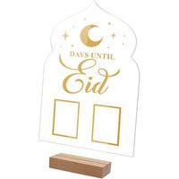 Gambar Kalender Ramadhan Puasa Acrylic Ramadan Calendar Decoration - TK007 dari de.er store undefined 2 Tokopedia