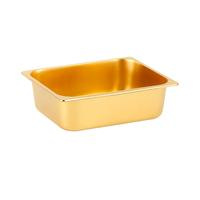 Gambar (NEW) FOOD PAN GOLD + TUTUP STAINLESS 1/2 X 10 CM / FOOD PAN GOLD WADAH MAKANAN STAINLESS STEEL / TEMPAT MAKANAN PRASMANAN SATU SET TUTUP / WADAH PENGGORENGAN ANTI KARAT / FOOD PAN STAINLESS GOLD DENGAN TUTUP dari tokogmbutyadi undefined 5 Tokopedia
