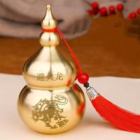 Gambar Feng Shui Chinese Brass Wu Lou Gourd, Treasure Statue, Home Decoration, Table Bookshelf Ornaments, Fortune Protection dari GROSIRRANCEL MOTIFTERRBARRRRU undefined 1 Tokopedia