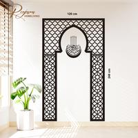 Gambar Renjana hiasan dinding mihrab mushola rumah M12 dari Toko Watir undefined 5 Tokopedia