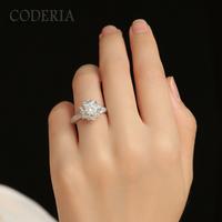 Gambar Custom New 1 Carat Sterling Silver Moissanite Ring Bridal Wedding Gift Diamond Ring With Certificate Black Card Included Box dari PT NUJUANTRI7782 undefined 4 Tokopedia