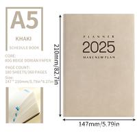 Gambar 2025 English Calendar Book 365 Days Daily Planner Weekly Planner Book A5 Notepad weekly organizer agendas school dari PT CALIWERABUDAK00836 undefined 5 Tokopedia