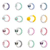 Gambar Baby Silicone Teether Ring BPA Free Food-grade Bracelets For Newborn Baby Teething Toy Adornments For Cute Wear Soft Chewing Gum dari sayAve-1 undefined 1 Tokopedia