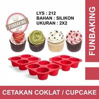 Gambar (AF) FUNBAKING - CETAKAN SILICONE CUP CAKE 2X2 dari Okeberes Store undefined 1 Tokopedia