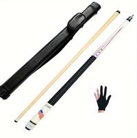 Gambar High Quality Maple Pool Cue with 13mm Tip and American Flag Design Perfect for Nine Ball and Carom Billiards dari GROSIR TIGAPUTRA TERRBARRRU undefined 2 Tokopedia