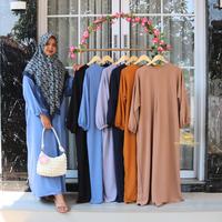 Gambar GROSIR HIJABKU Aluna Dress Crinkle /Daster Gamis Crinkle Airflow Jumbo Lengan Panjang /Kaftan Crinkle Airflow / Gamis Crinkle Lengan Balon Jumbo Model Busui(Kaftan Aluna) dari asepsuband undefined 4 Tokopedia