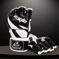 Gambar Unisex Boxing Gloves Wear Resistant 3cm Thickened Punching Bag Gloves Adjustable Fingerless for Boxing Kickboxing Muay Thai MMA dari alfinastorege undefined 2 Tokopedia